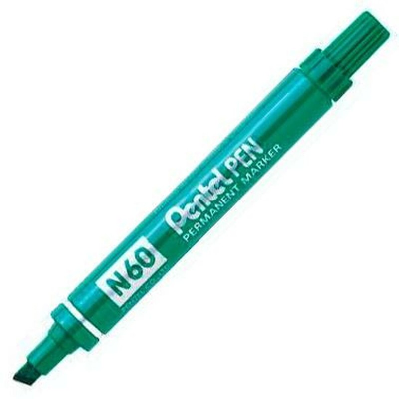 Marqueur permanent Pentel N60 Vert 12 Pièces