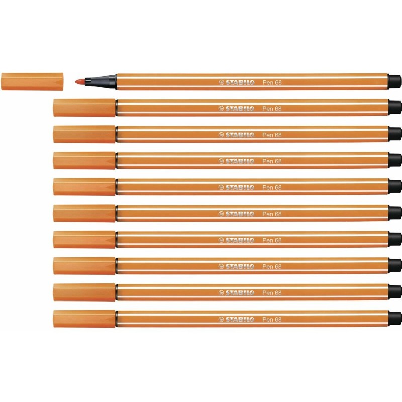 Feutres Stabilo Pen 68 (10 Pièces)