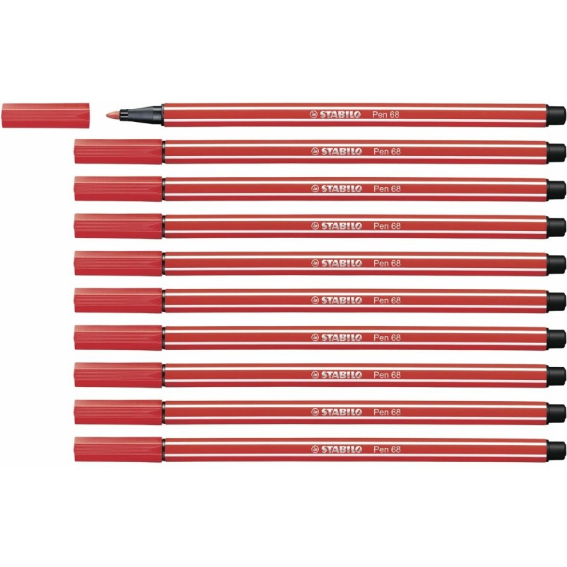 Feutres Stabilo Pen 68 (10 Pièces)