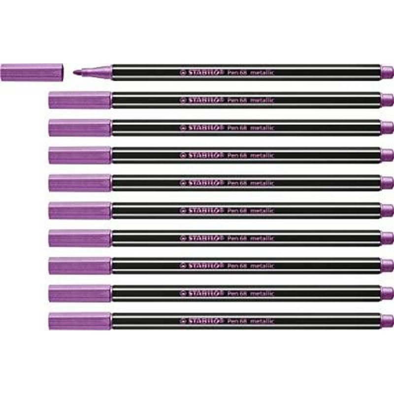 Feutres Stabilo Pen 68 metallic (10 Pièces)