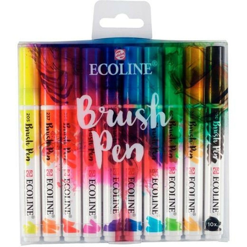 Ensemble de Marqueurs Talens Ecoline Brush Pen Multicouleur