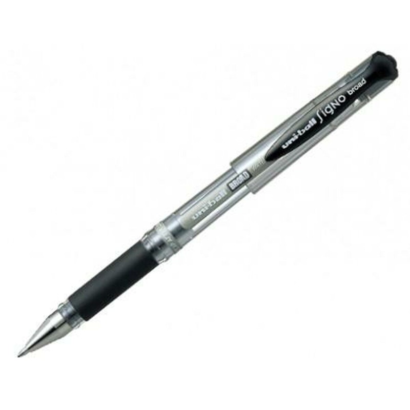 stylo à encre liquide Uni-Ball Signo Broad UM-153 W Noir 0