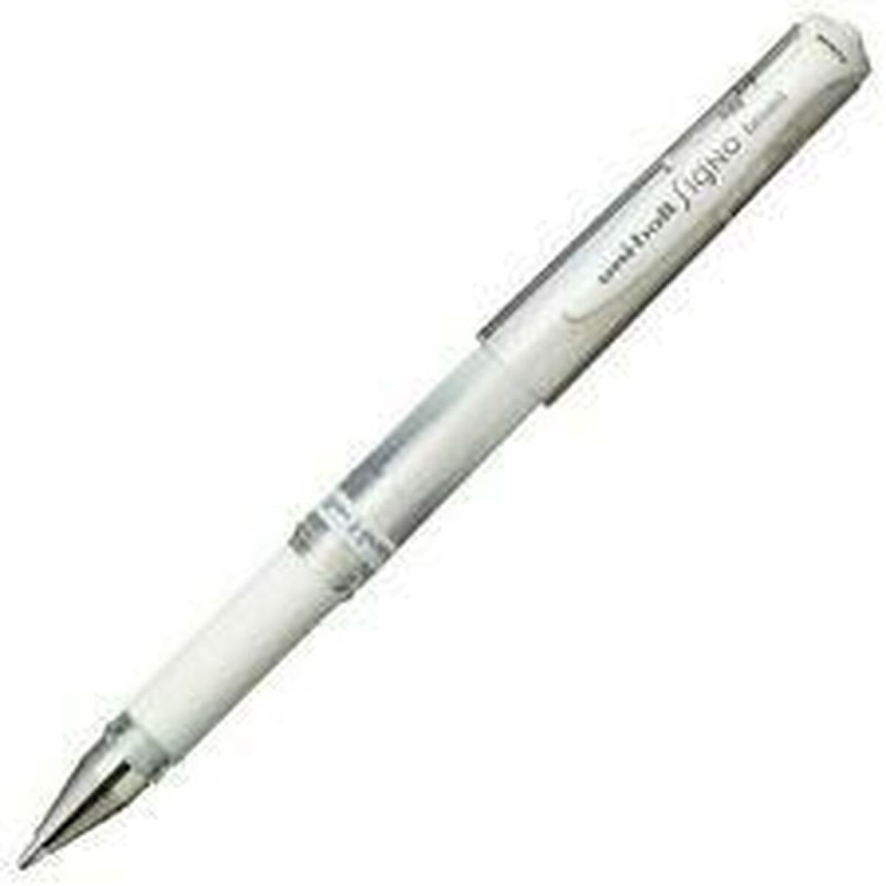 stylo à encre liquide Uni-Ball Signo Broad UM-153 W Blanc 0