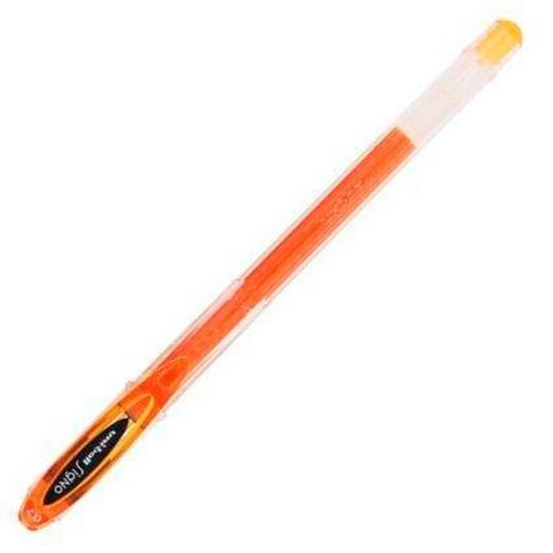 stylo à encre liquide Uni-Ball Rollerball Signo Basicos UM-120 Orange 0