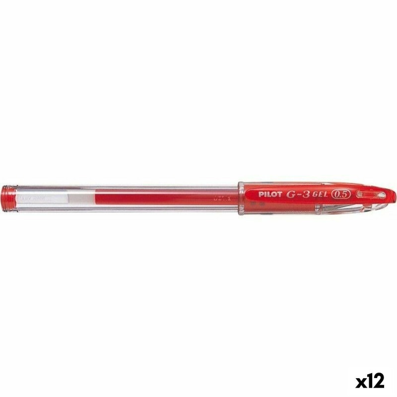 Stylo gel Pilot G-3 Grip Rouge 0