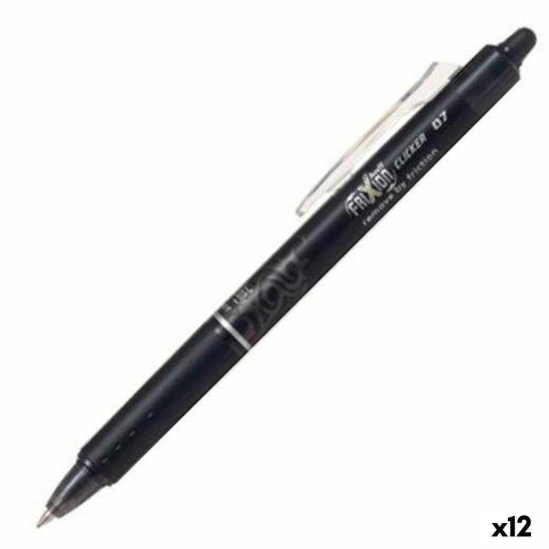 Crayon Pilot Frixion Clicker Encre effaçable Noir 0