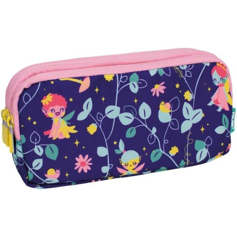 Trousse Fourre-Tout Triple Milan Fairy Tale Lila 20 x 11 x 6