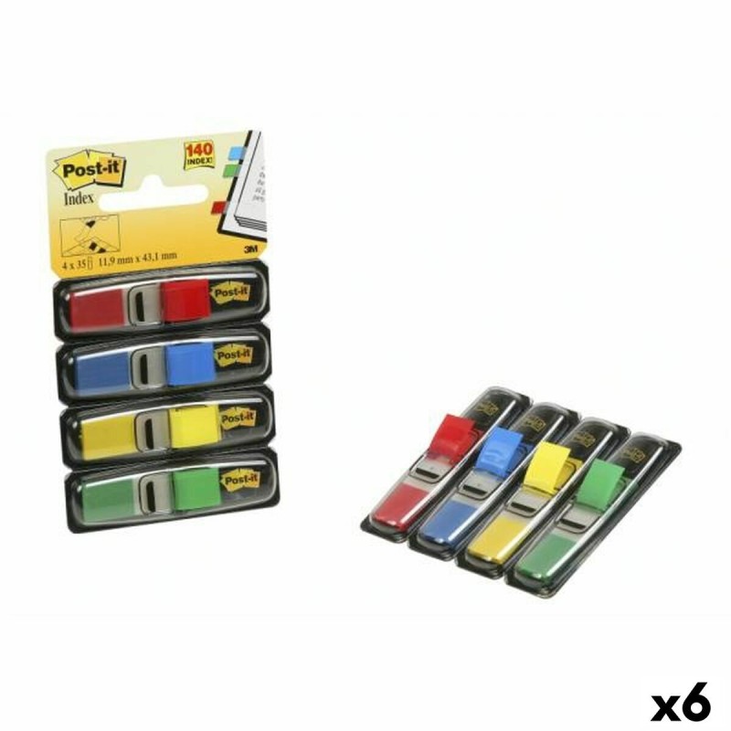 Ensemble de Notes Adhésives Post-it 683-4 Multicouleur 12 x 43