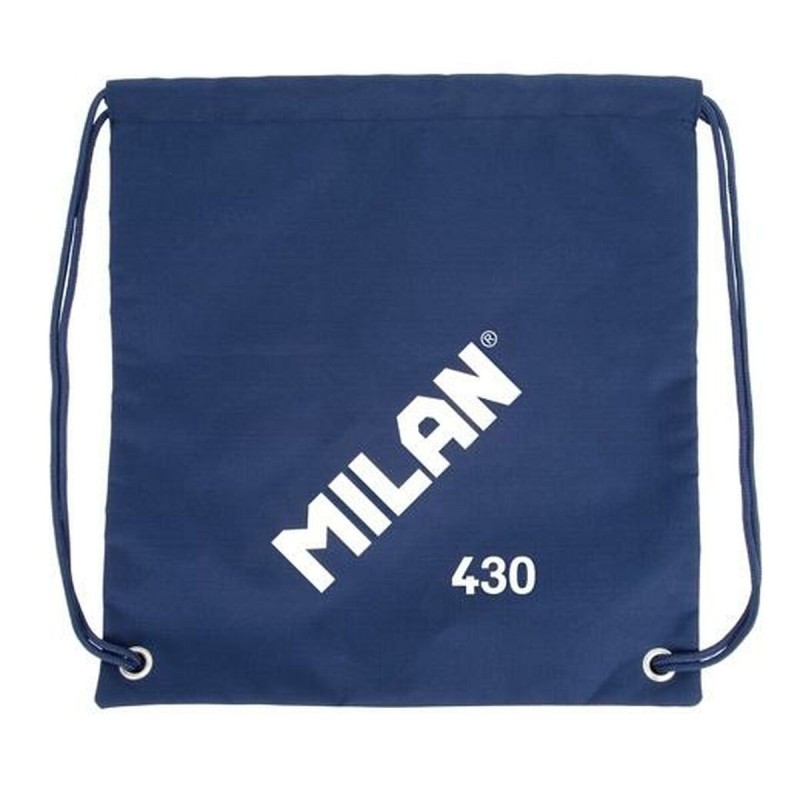 Sac à dos serré par des ficelles Milan Since 1918 Bleu 42 x 34 x 0