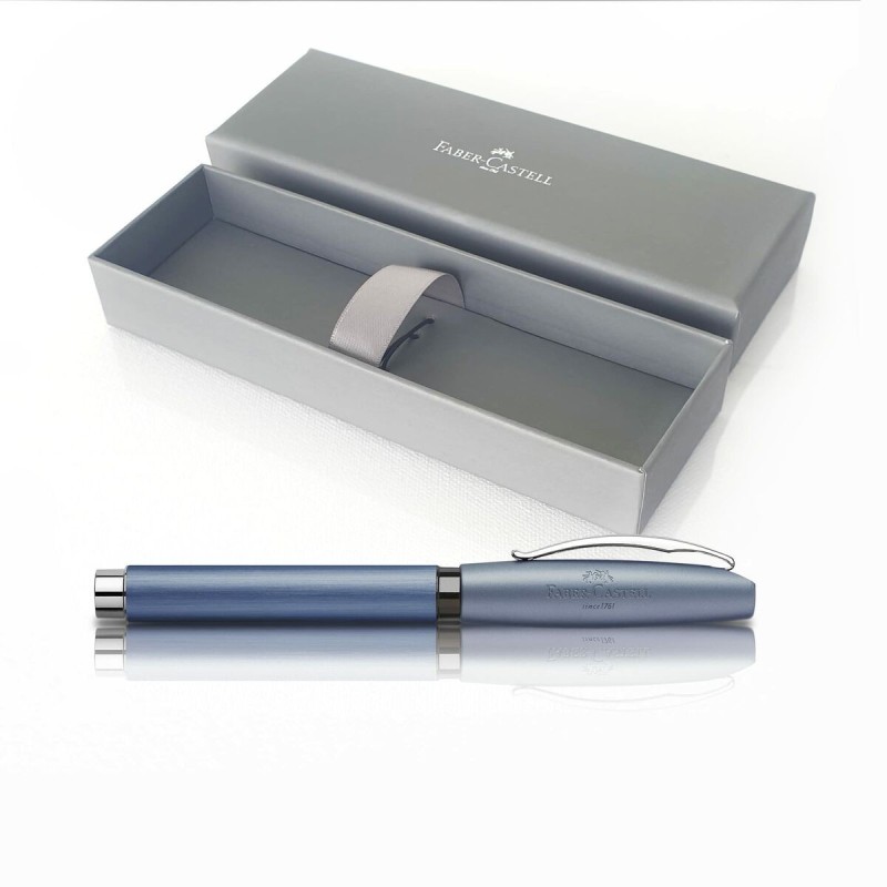 Stylo Calligraphique Faber-Castell Essentio F Bleu