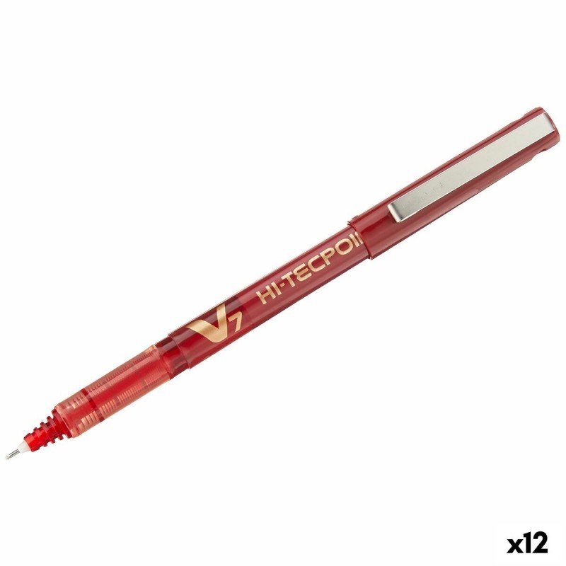 stylo à encre liquide Pilot V7 Hi-Tecpoint Rouge 0