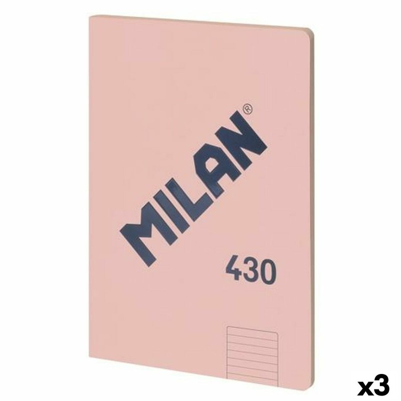 Carnet Milan 430 Rose A4 48 Volets 21 x 29