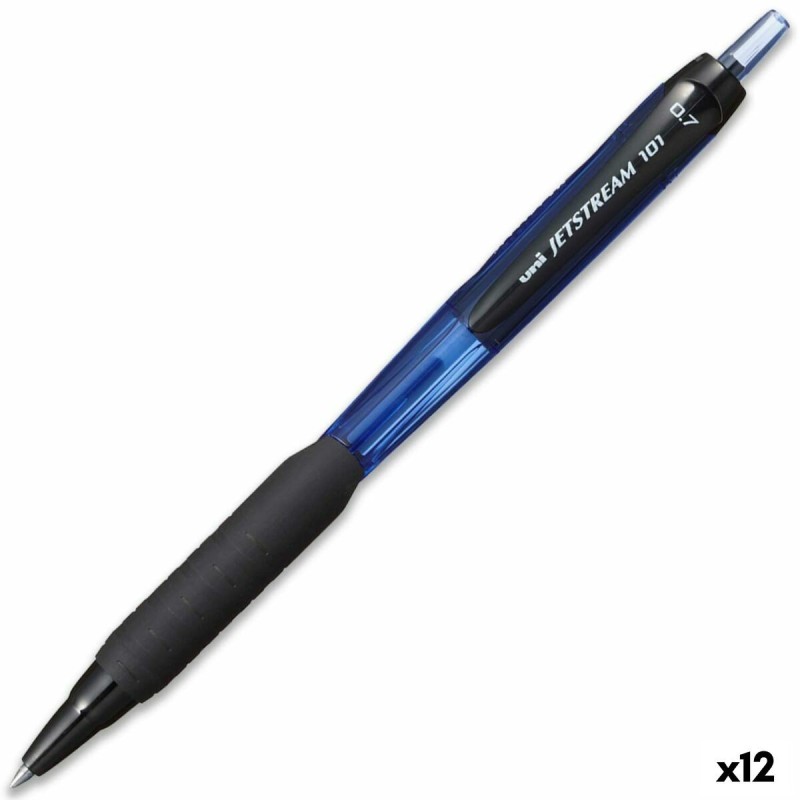 stylo à encre liquide Uni-Ball Jetstream SXN-101-07 Bleu 0