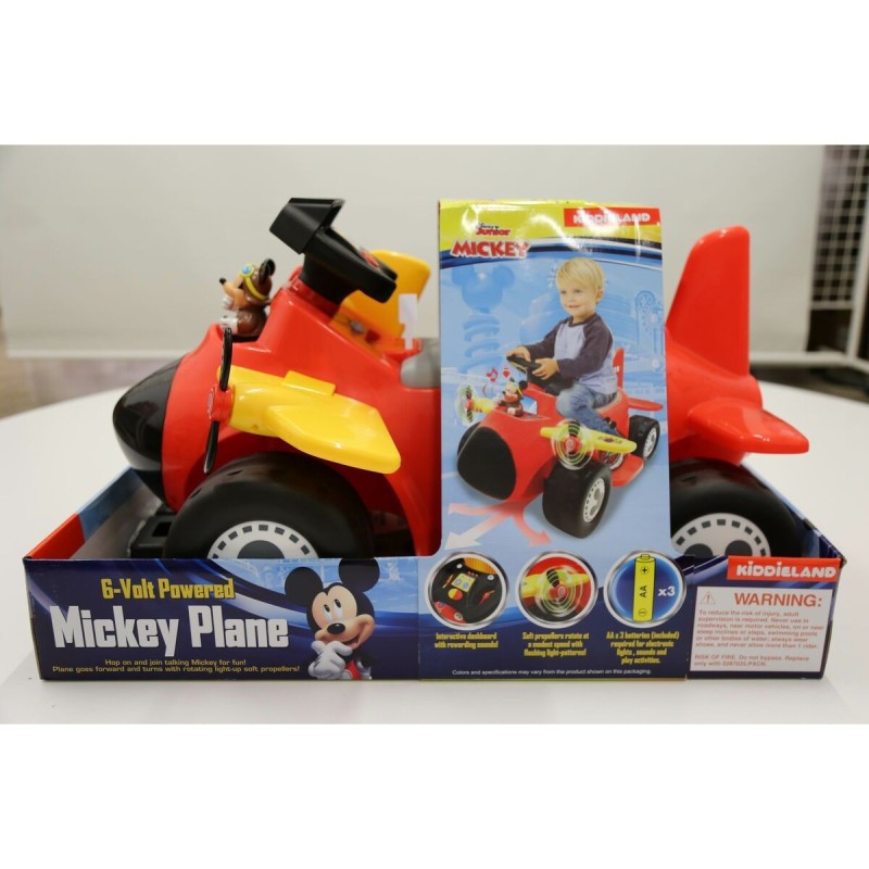 Voiture électrique pour enfants Mickey Mouse Batterie Avion 6 V