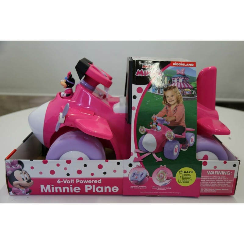 Voiture électrique pour enfants Minnie Mouse Batterie Avion 6 V