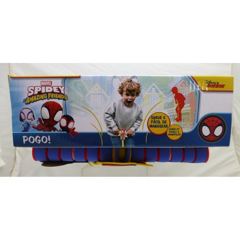 Bâton sauteur Spider-Man 3D Rouge Enfant (4 Unités)