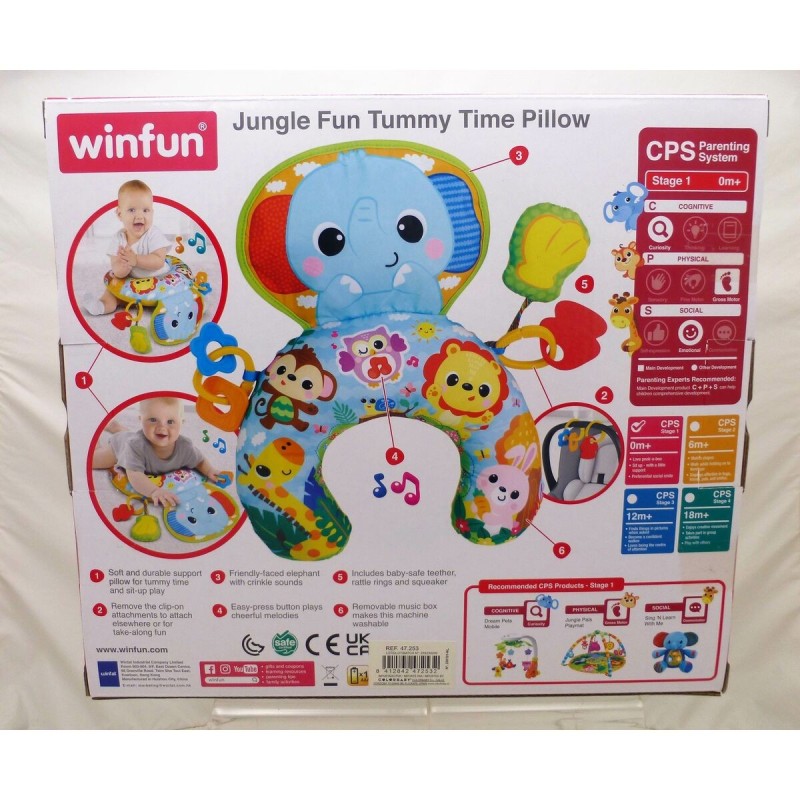 Jouet musical Winfun 32 x 8,5 x 42 cm (2 Unités) Coussin Hochet