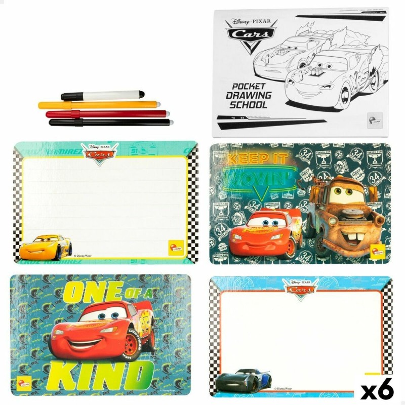 Kit de Dessin Cars Pocket Drawing School (6 Unités)