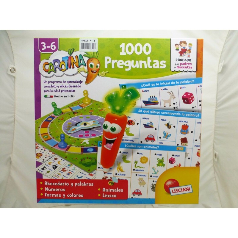 Jouet Educatif Lisciani 1000 preguntas ES 27 x 6 x 27 cm (6 Unités)