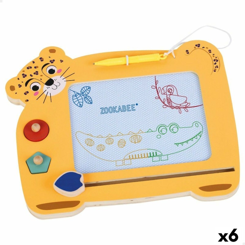 Tableau magique Woomax Zookabee Tigre Bois 30 x 2