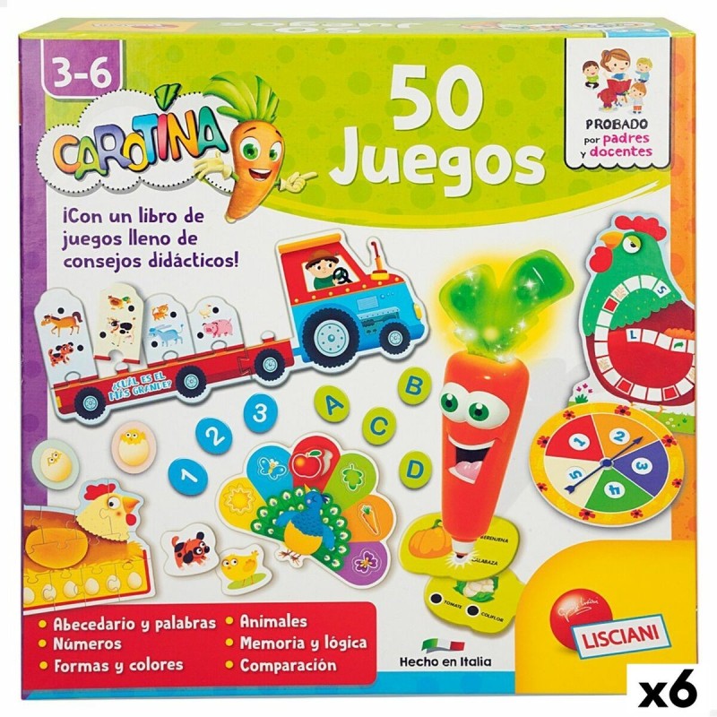 Jouet Educatif Lisciani Carotina Baby 50 Juegos Électronique 4