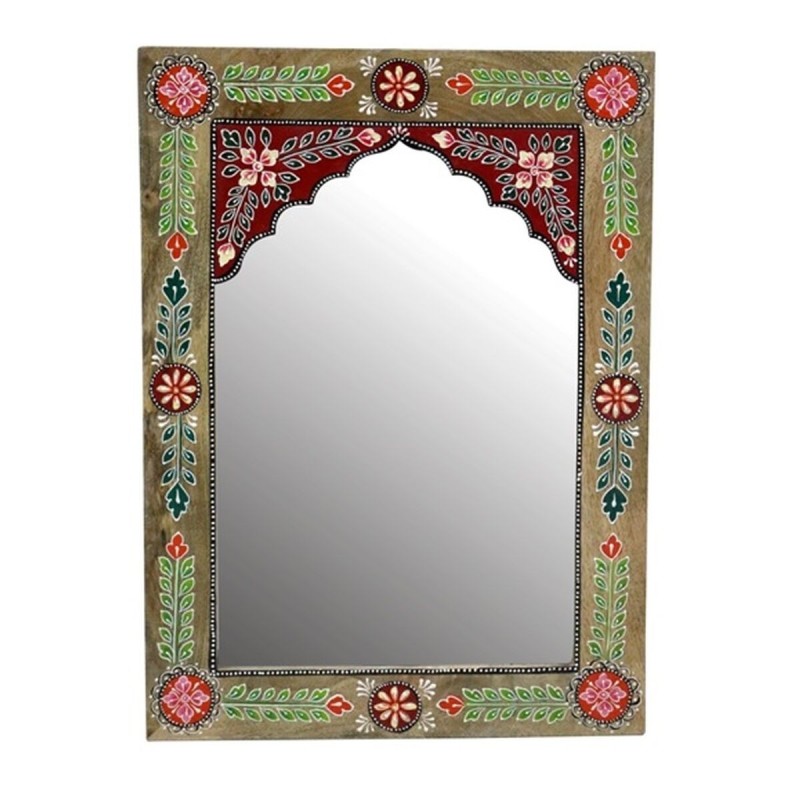 Miroir mural DKD Home Decor Multicouleur Floral 41 x 2 x 56 cm