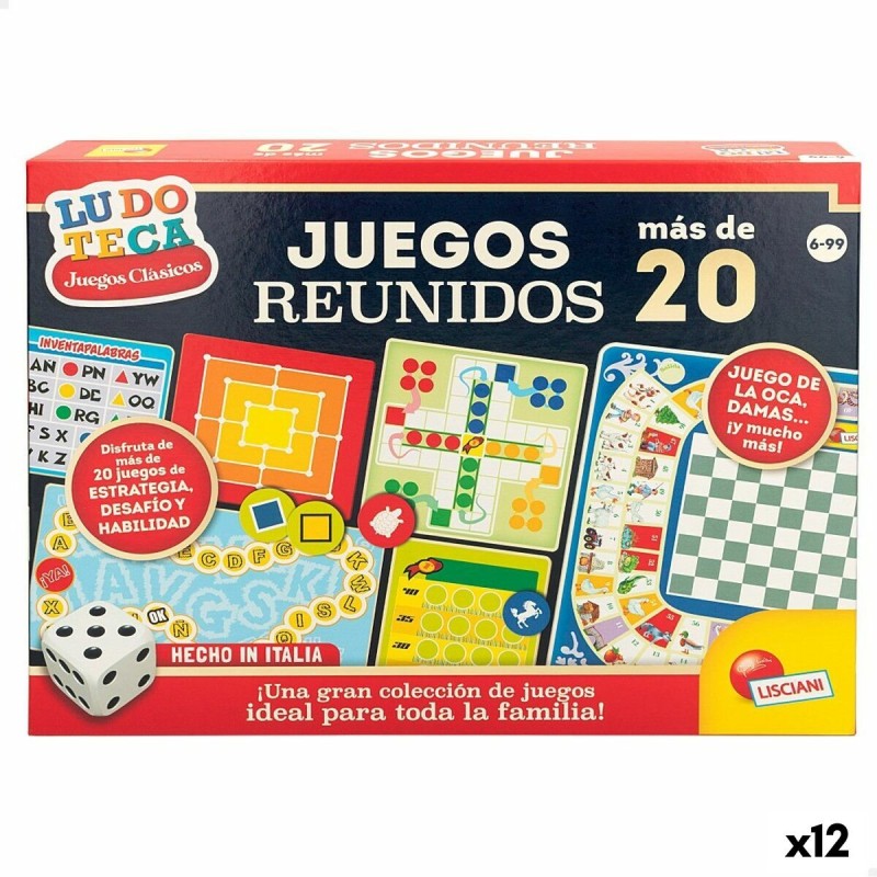 Jeu de société Lisciani Juegos reunidos ES 40 x 0