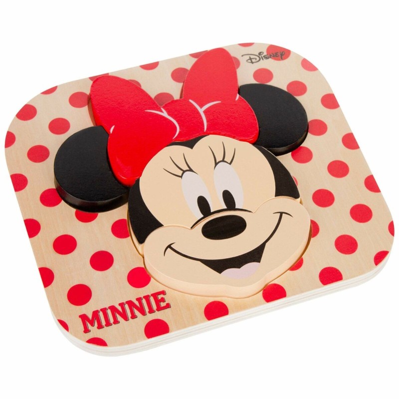 Puzzle enfant en bois Minnie Disney 6 pcs (22 x 20 cm)