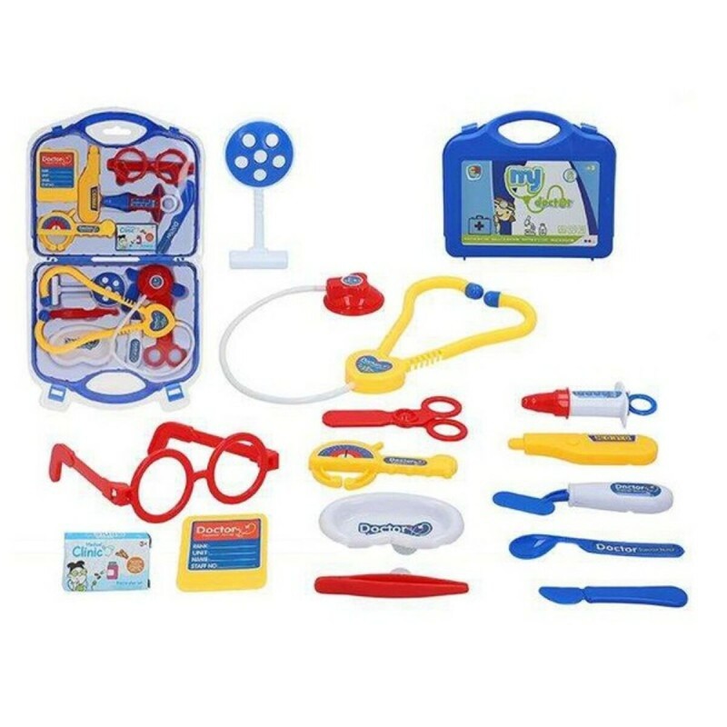 Coffret Médical avec Accessoires en jouet My Doctor Colorbaby (14 pcs)