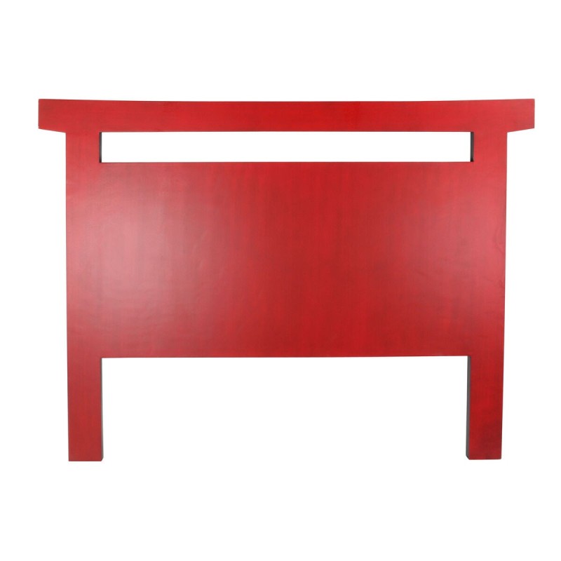 Tête de lit DKD Home Decor Noir Rouge Bois Sapin Bois MDF 160 x 4 x 120 cm