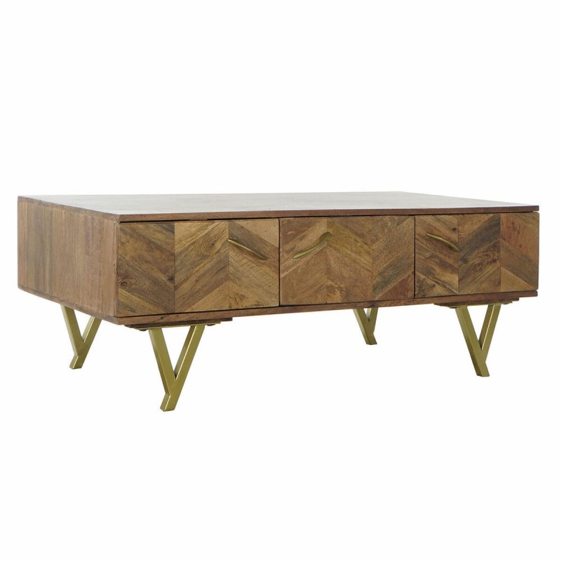 Table Basse DKD Home Decor Métal Bois de manguier (120 x 60