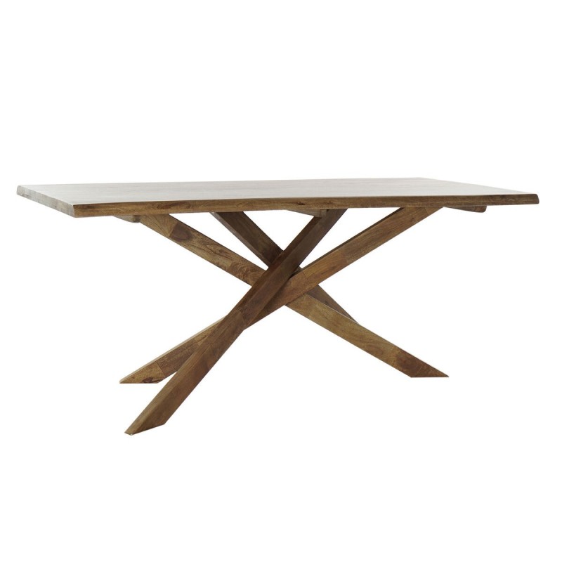 Table de Salle à Manger DKD Home Decor 180 x 86 x 76 cm Naturel Noyer