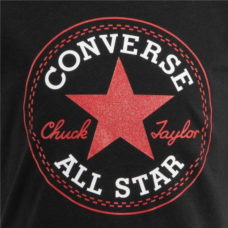 T shirt à manches courtes Enfant Converse Timeless Chick Patch Noir