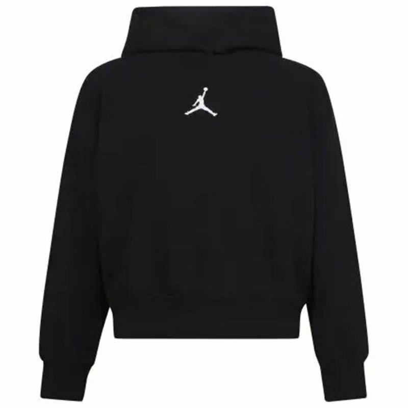 Sweat-shirt à capuche fille Jordan Jordan Icon Play Noir