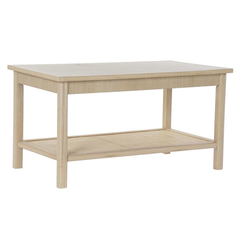 Table Basse DKD Home Decor 90 x 50 x 46 cm Naturel Aluminium Bois MDF