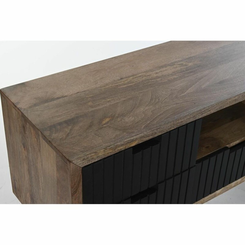 Meubles de télévision DKD Home Decor Métal Bois de manguier (125 x 40 x 55 cm)