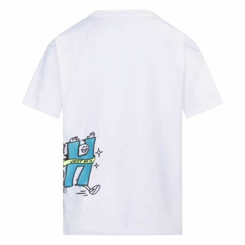 T shirt à manches courtes Enfant Nike KT-S/S Knit Blanc