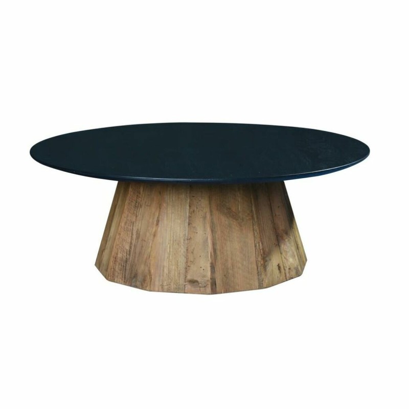 Table Basse DKD Home Decor Noir Naturel Bois Pin Bois Recyclé 90 x 90 x 32