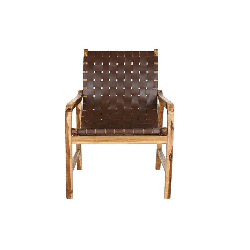 Siège DKD Home Decor Marron Teck 66 x 73 x 96 cm