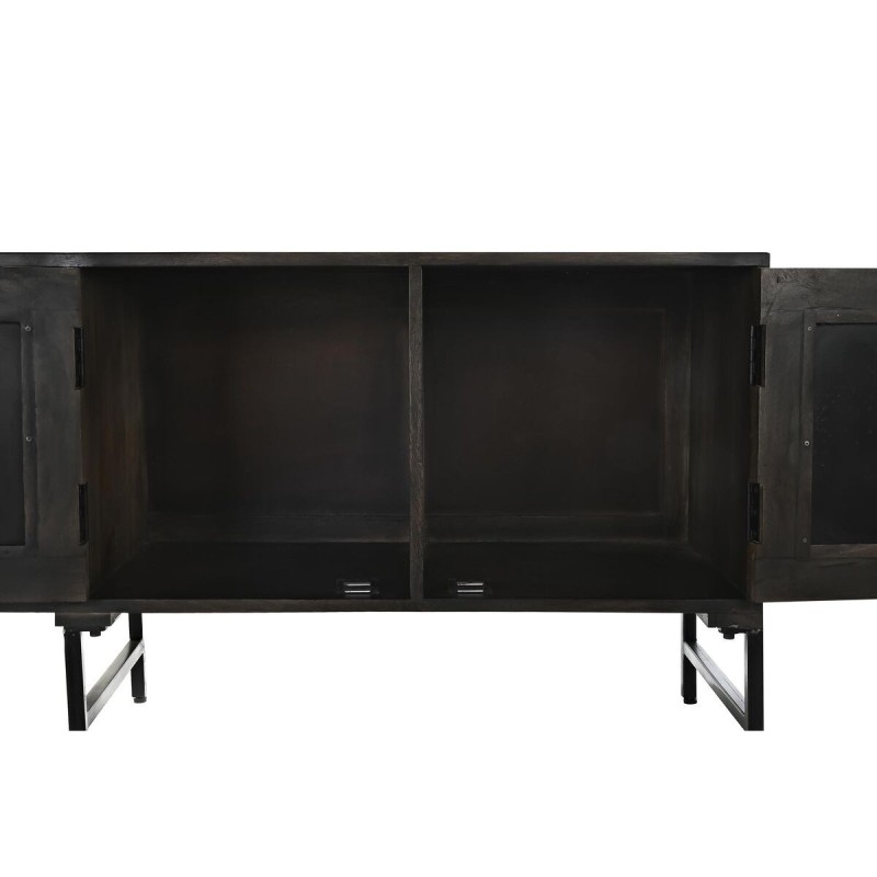 Buffet DKD Home Decor Marron Rotin Bois de manguier (155 x 40 x 61,5 cm)