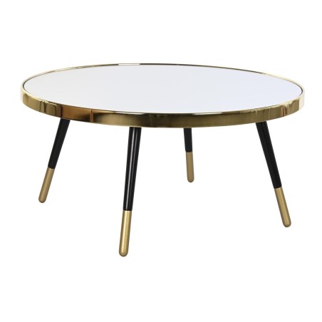 Table Basse DKD Home Decor Glamour Doré Argenté Acier Miroir 82