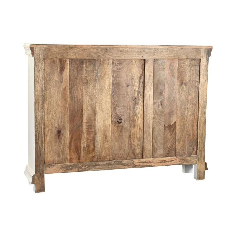 Buffet DKD Home Decor Blanc Naturel Bois Bois de manguier 122 x 25 x 91 cm