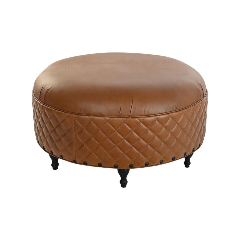 Repose-pied DKD Home Decor Marron Bois Vintage 94 x 94 x 54 cm