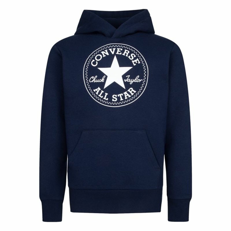 Sweat à capuche enfant Converse Chuck Taylor Patch Core Blue marine