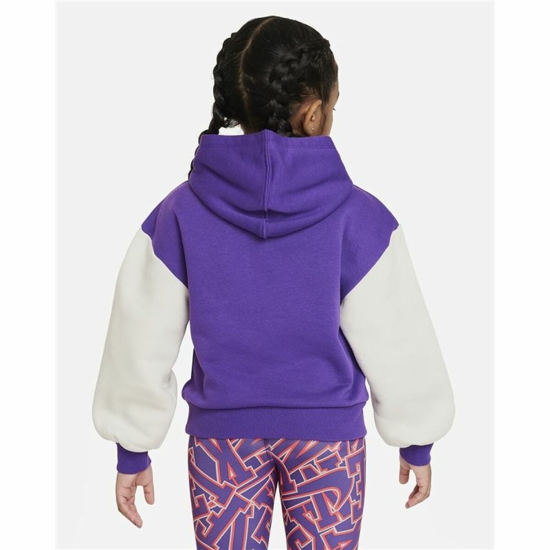 Sweat-shirt à capuche fille Nike Join The Club Violet