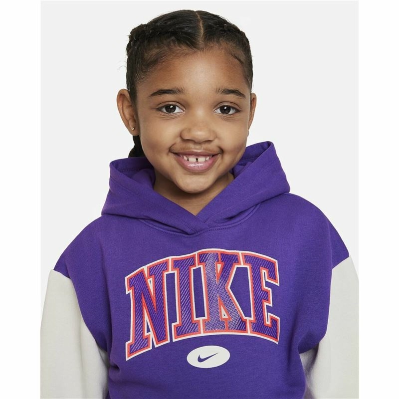 Sweat-shirt à capuche fille Nike Join The Club Violet