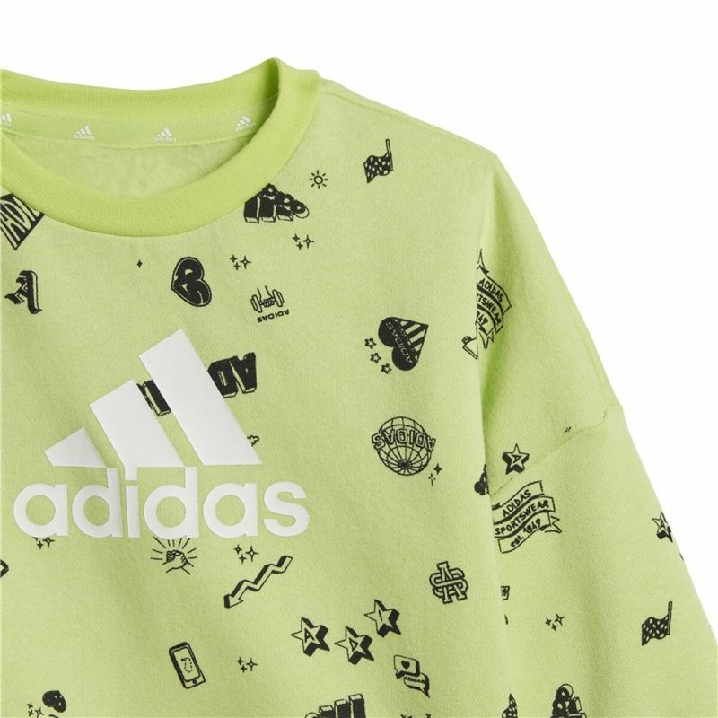 Survêtement Enfant Adidas I Bluv Q3 Cset Vert