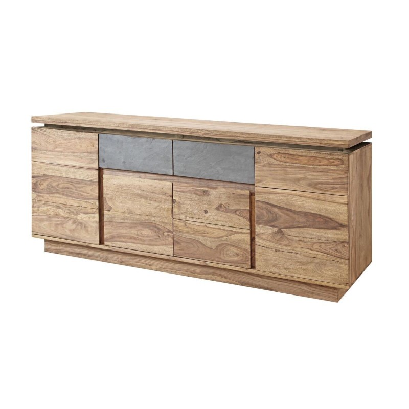 Buffet DKD Home Decor Naturel Gris (175 x 45 x 72 cm)