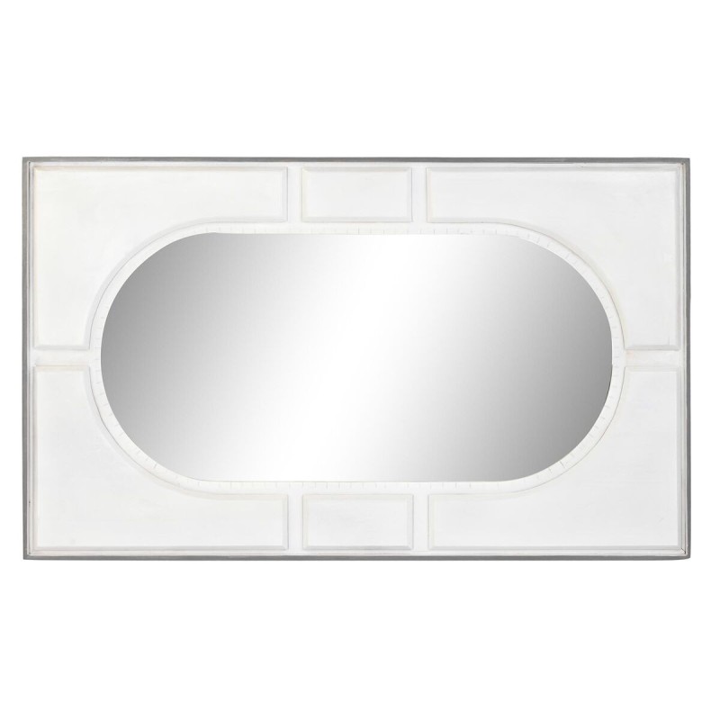 Miroir mural DKD Home Decor Blanc Moderne Losanges 154 x 4 x 94 cm