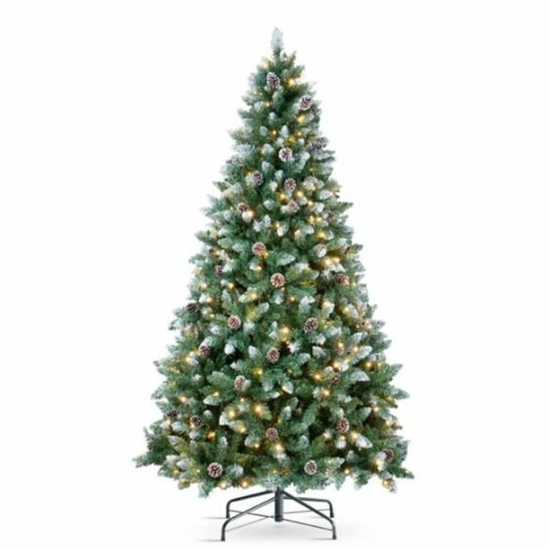 Sapin de Noël DKD Home Decor Vert Métal Polyéthylène 80 x 80 x 150 cm 1 x 1 x 150 cm